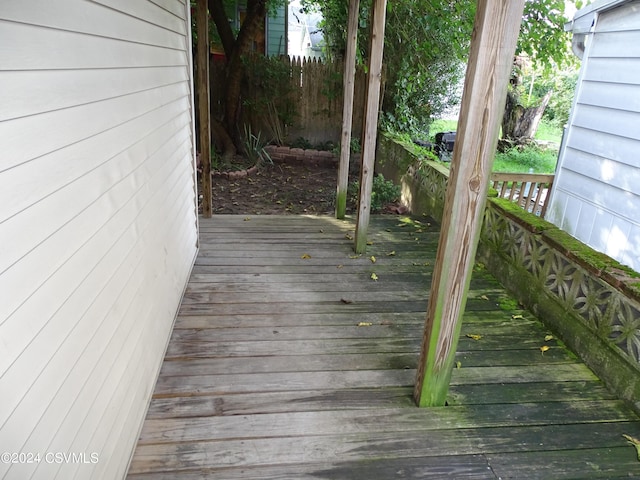 310 W 3rd St, Mount Carmel, PA 17851 - view of wooden deck