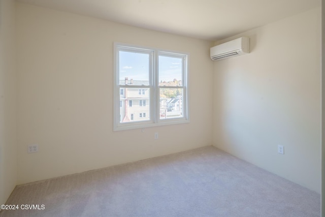 1766 W Chestnut St, Coal Township, PA 17866 - carpeted spare room featuring an AC wall unit