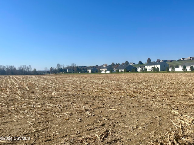 view of landscape featuring a rural view