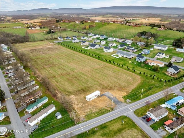 595 N 8th St, Mifflinburg, PA 17844 - aerial view of property's location featuring rural landscape and large plots for crops
