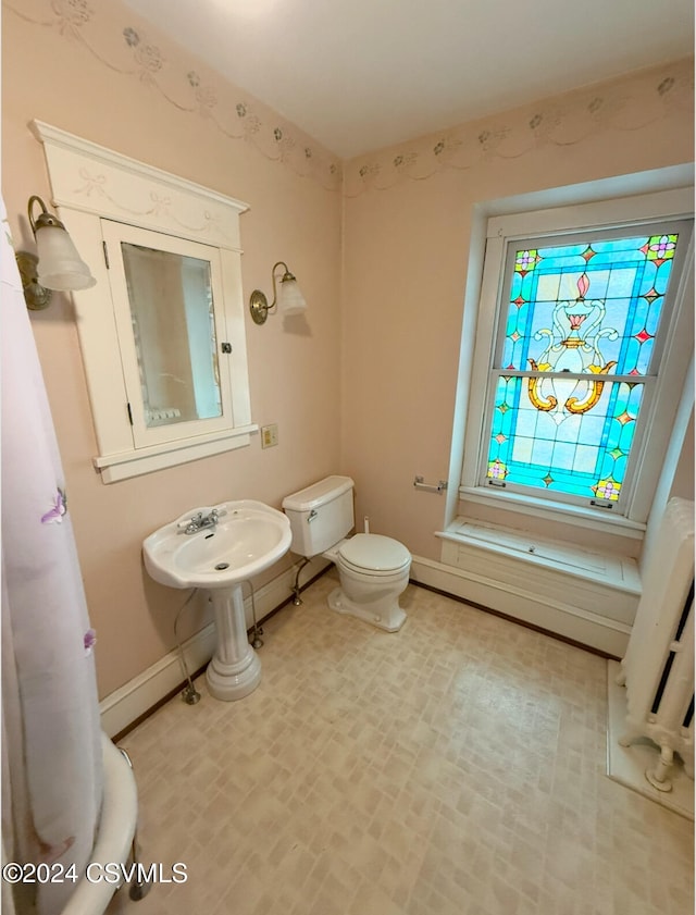 bathroom with toilet