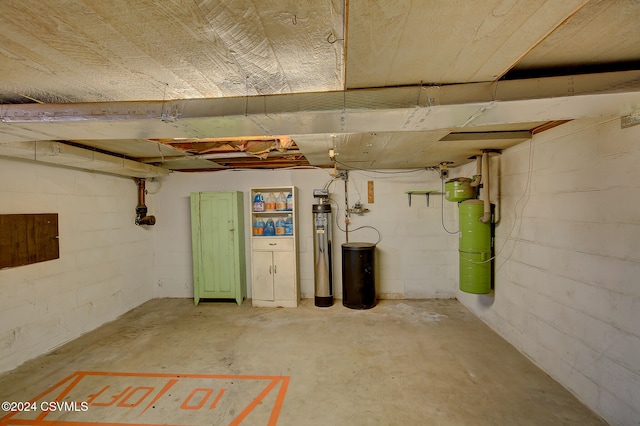 view of basement