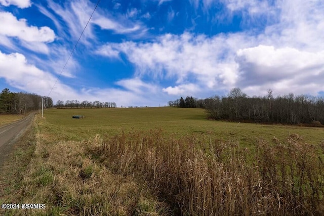 view of nature with a rural view