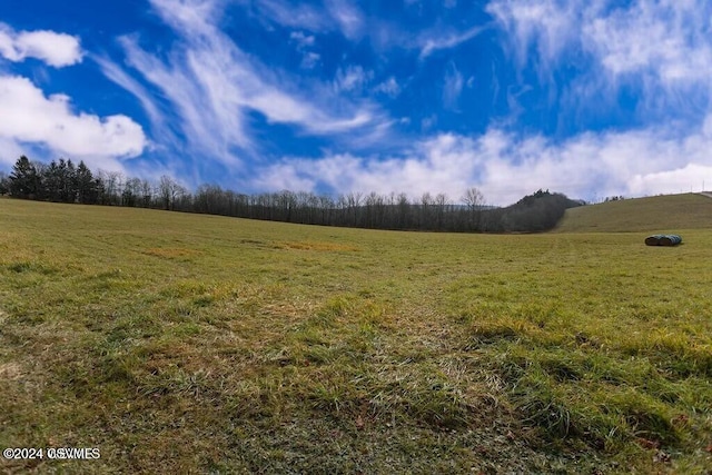 exterior space featuring a rural view