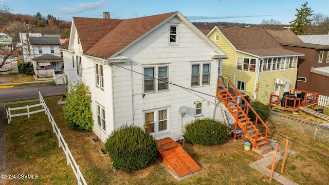 view of rear view of house