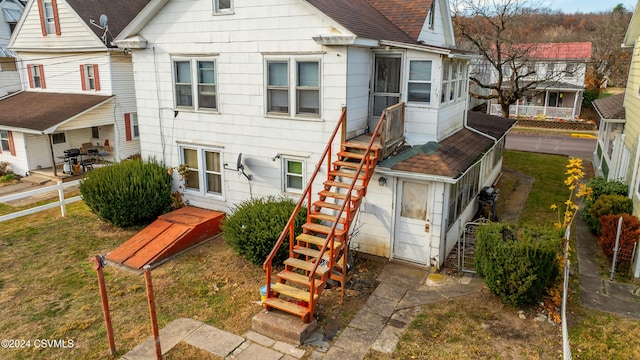 view of back of property