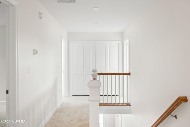 151 Hillside Ave, Elysburg, PA 17824 - corridor with carpet flooring, an upstairs landing, and baseboards