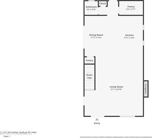 151 Hillside Ave, Elysburg, PA 17824 - room layout