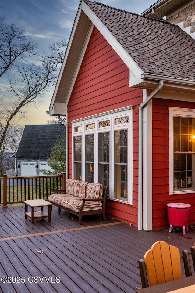 view of deck