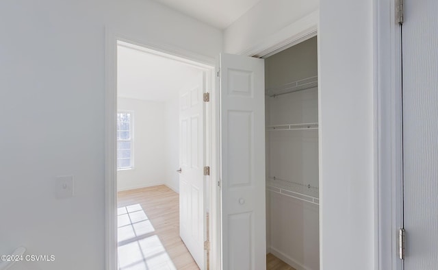 view of closet