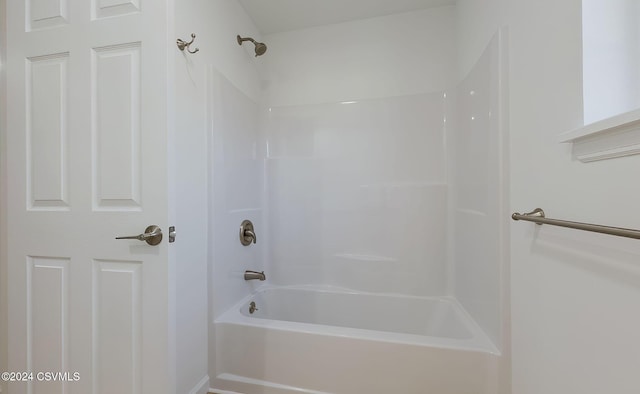 bathroom featuring bathing tub / shower combination