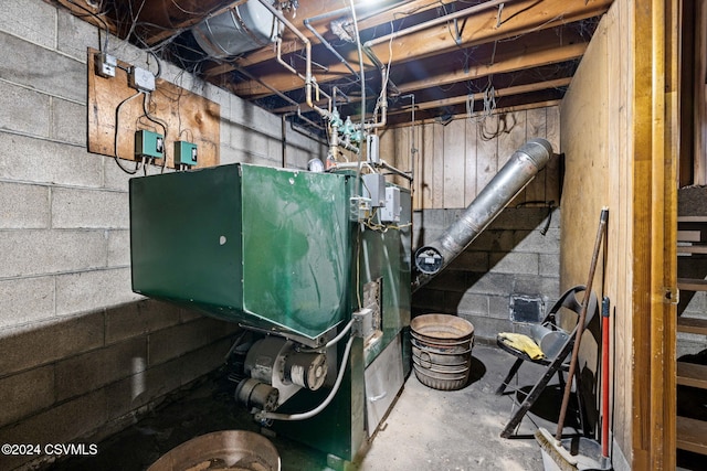 view of utility room