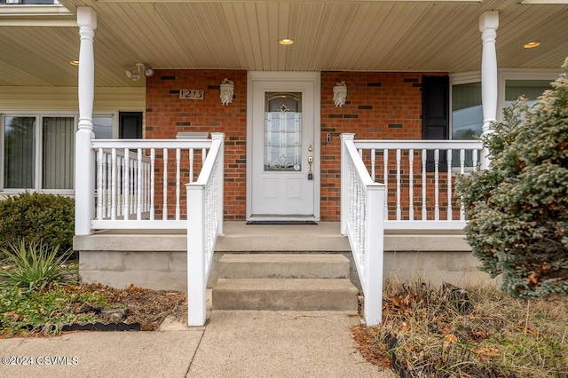 view of entrance to property