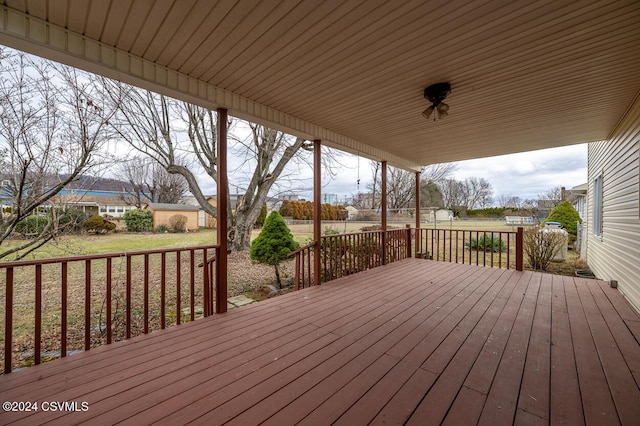 view of deck