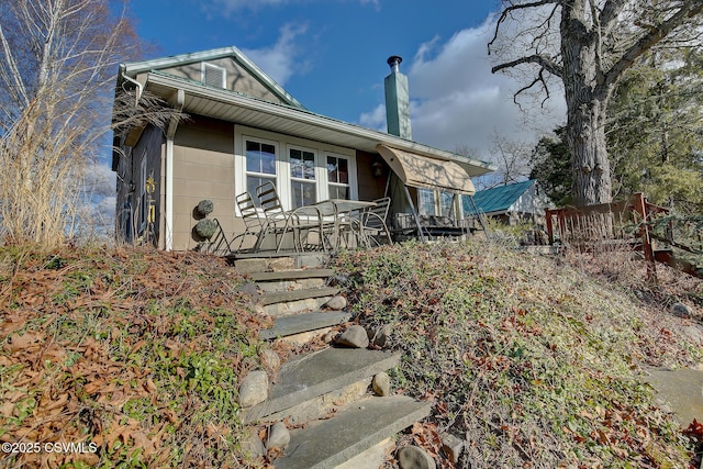 view of rear view of house