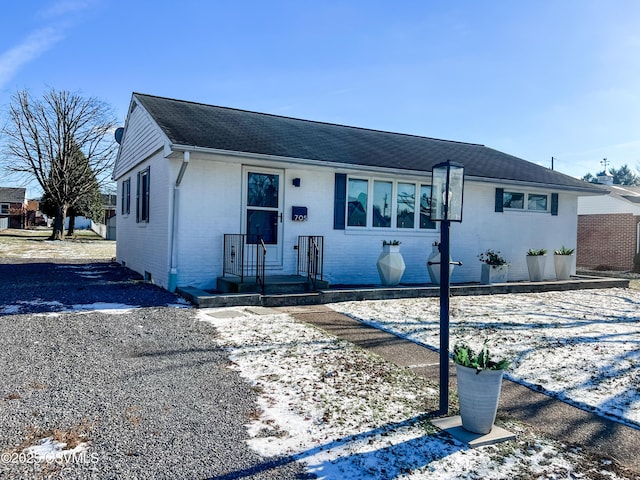 view of front of home