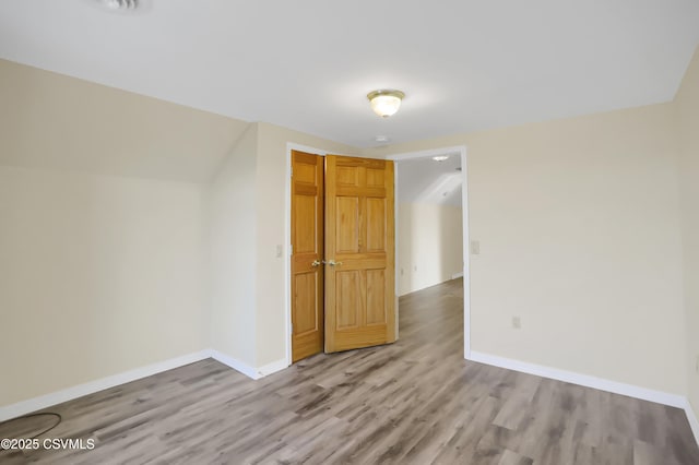 empty room featuring light hardwood / wood-style flooring