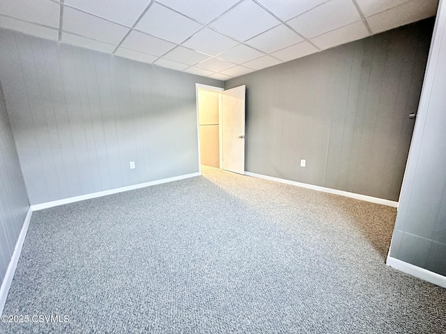 spare room featuring carpet flooring