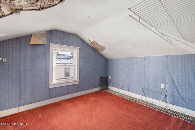 bonus room with lofted ceiling