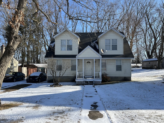 view of front of property