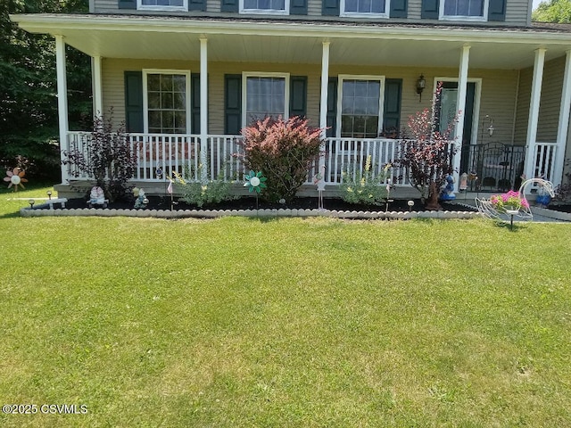 exterior space featuring a porch