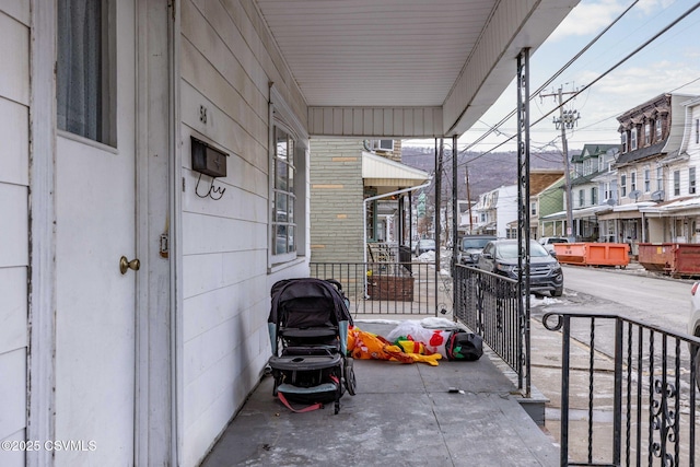 view of patio / terrace with a porch