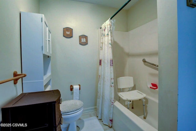 bathroom featuring toilet