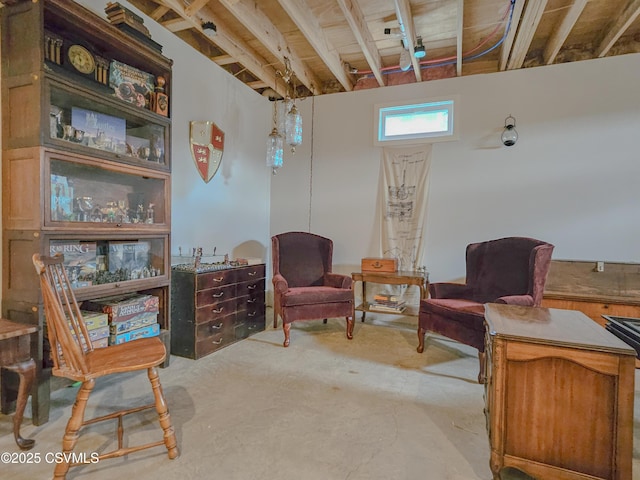 view of sitting room