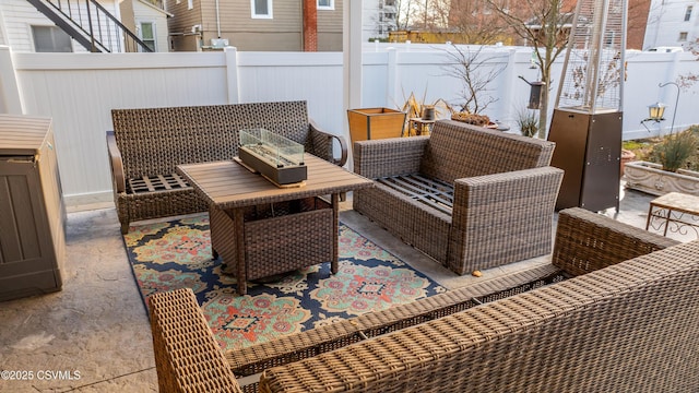 view of patio / terrace featuring outdoor lounge area