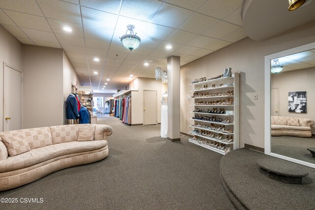53 W Main St, Bloomsburg, PA 17815 - interior space with a drop ceiling