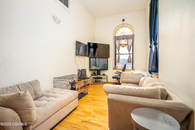 53 W Main St, Bloomsburg, PA 17815 - living room featuring light wood-type flooring
