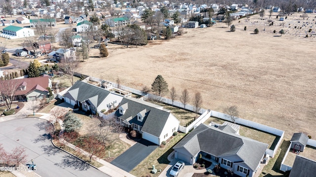 birds eye view of property featuring a residential view