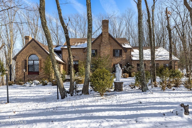 view of english style home