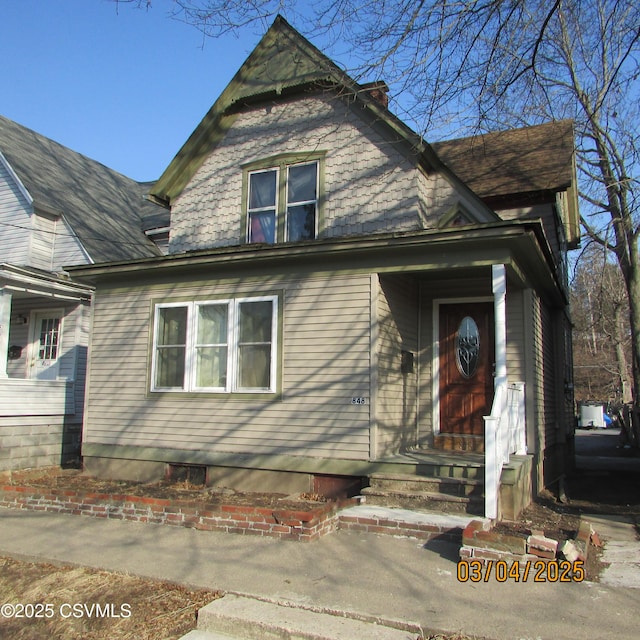 view of front of home