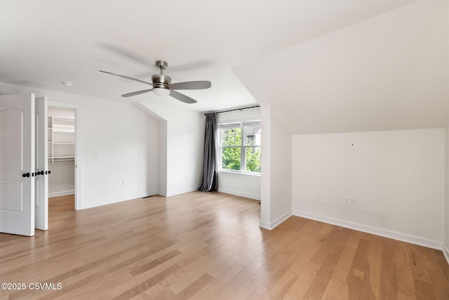 118 Jacobs Landing Way, Danville, PA 17821 - additional living space with ceiling fan and light wood finished floors