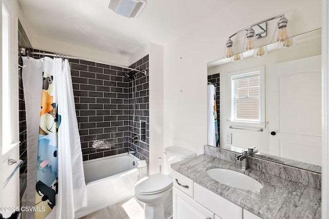 118 Jacobs Landing Way, Danville, PA 17821 - bathroom with vanity and shower / bath combo with shower curtain
