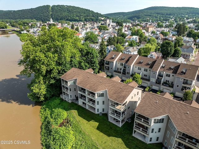 118 Jacobs Landing Way, Danville, PA 17821 - aerial view of residential area featuring a water and mountain view