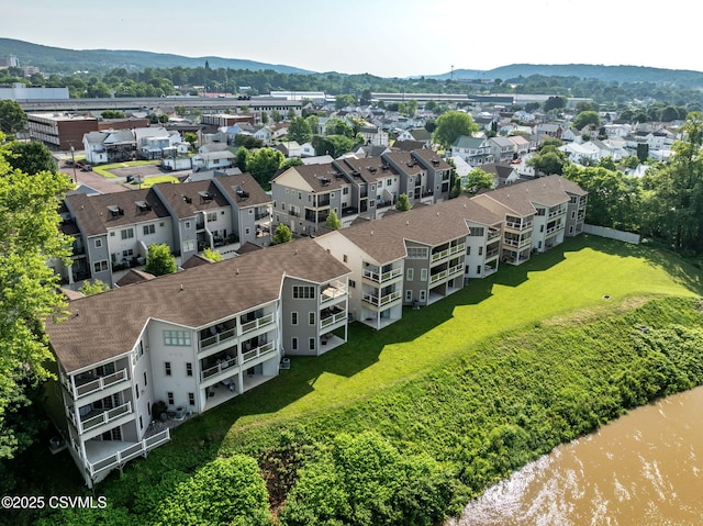 118 Jacobs Landing Way, Danville, PA 17821 - aerial view of residential area with a water and mountain view