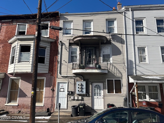 multi unit property featuring brick siding