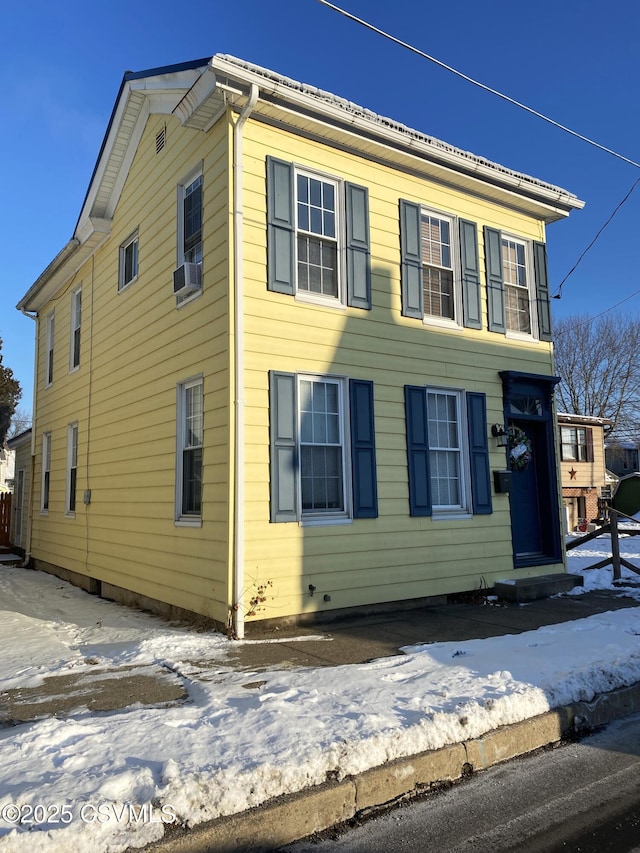 view of colonial-style house