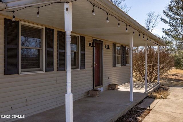 view of patio / terrace featuring a porch