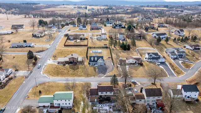 bird's eye view featuring a residential view