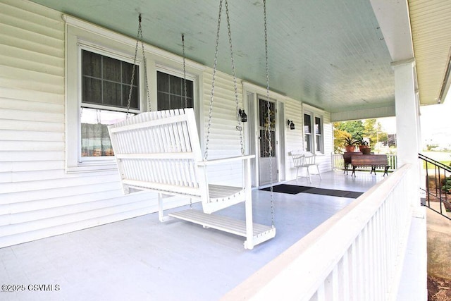 view of patio / terrace featuring a porch