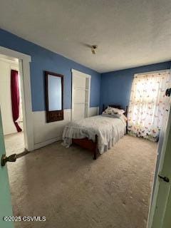 unfurnished bedroom with carpet flooring