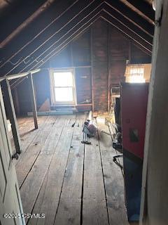 view of attic