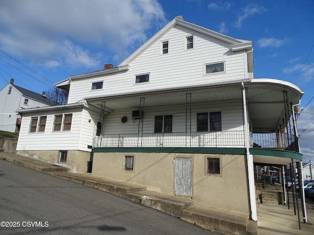 view of back of property