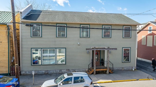 multi unit property with a shingled roof