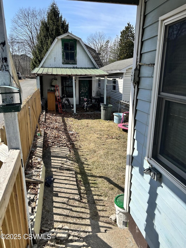 view of patio / terrace with fence