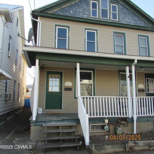 1017 Edison Ave, Sunbury, PA 17801 - view of front of house featuring a porch