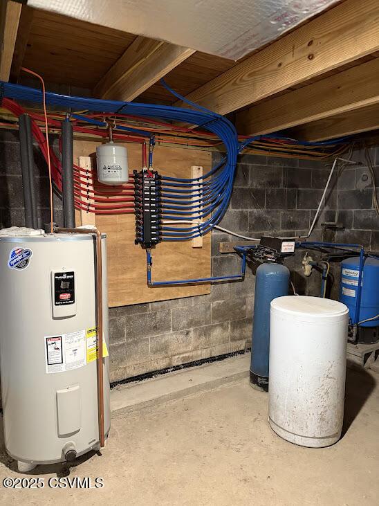 utilities featuring water heater